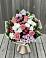 Букет цветов из: Альстромерии, Гвоздики, Розы и Хризантемы в Печоре