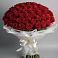 Букет 101 Красная роза Блэк Мэджик в Печоре