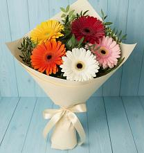 Букет цветов из:  Герберы в Печоре