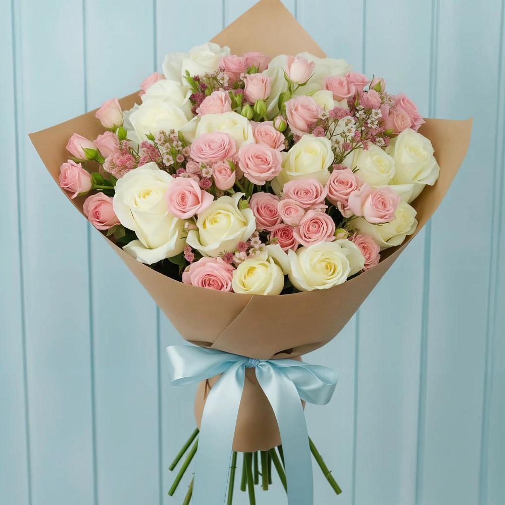 Букет цветов из: Розы в Печоре