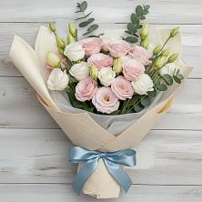 Букет цветов из:  Лизиантусы в Печоре