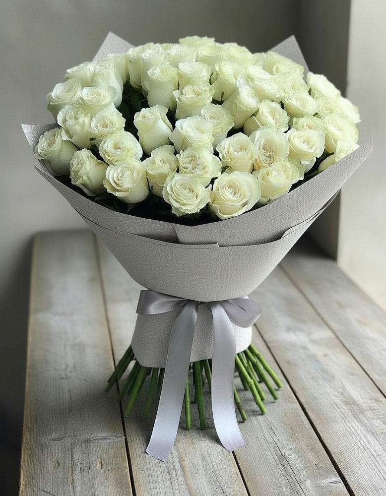 Букет 35 Белых роз в Печоре