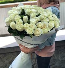 Букет 35 Белых роз #REPLACE_PRED# Печоре