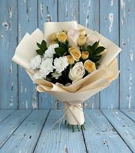Букет цветов из:  Розы и Хризантемы #REPLACE_PRED# Печоре