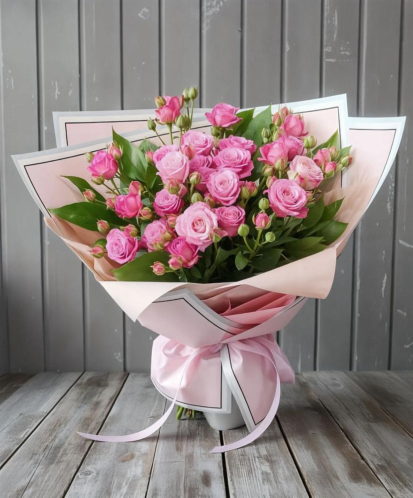 Букет Розовый кустик в Печоре