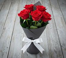 Букет 5 Красных роз Эдлесс Лав #REPLACE_PRED# Печоре