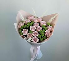 Букет цветов из:  Розы и Хризантемы в Печоре