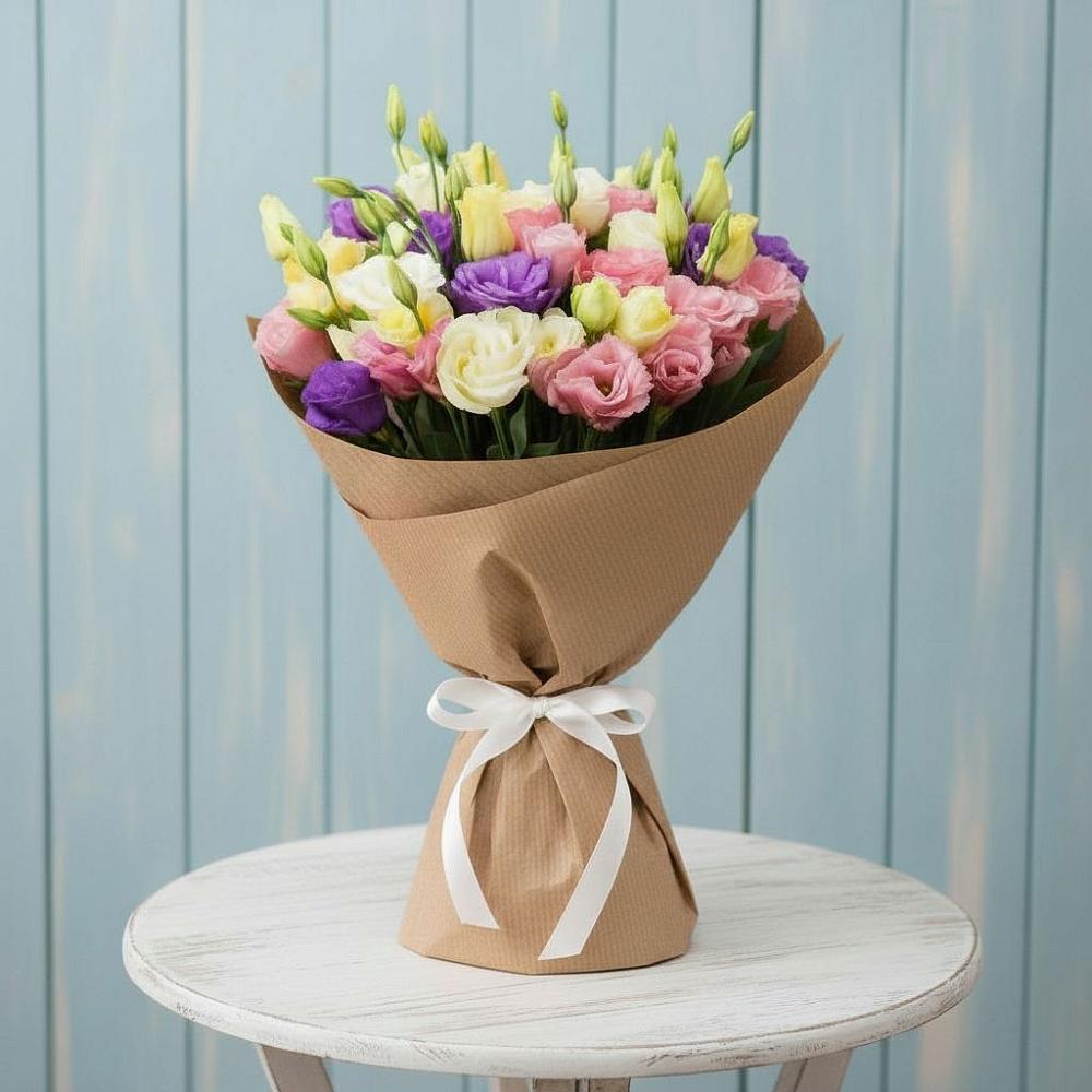 Букет цветов из: Лизиантусы в Печоре