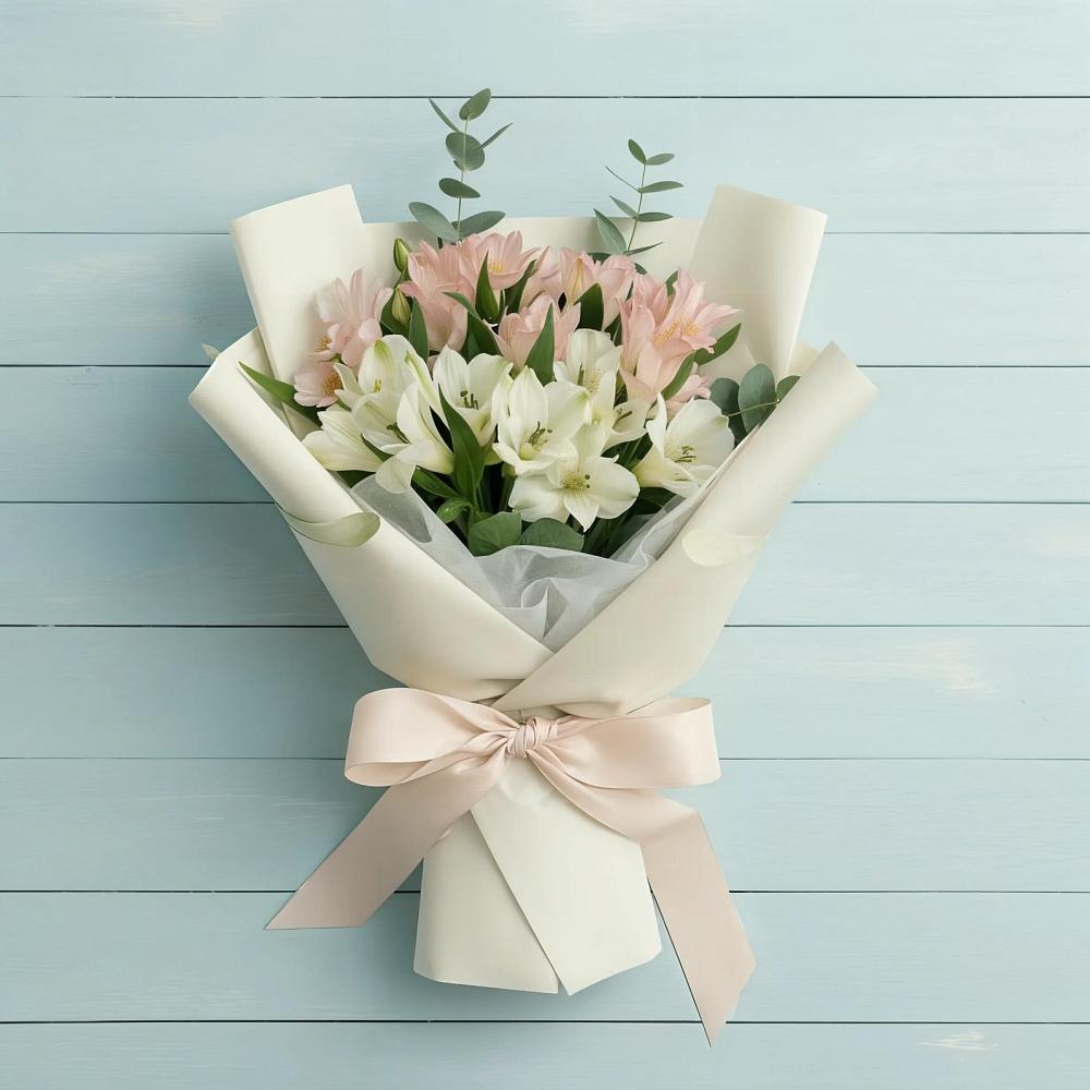 Букет цветов из: Альстромерии в Печоре