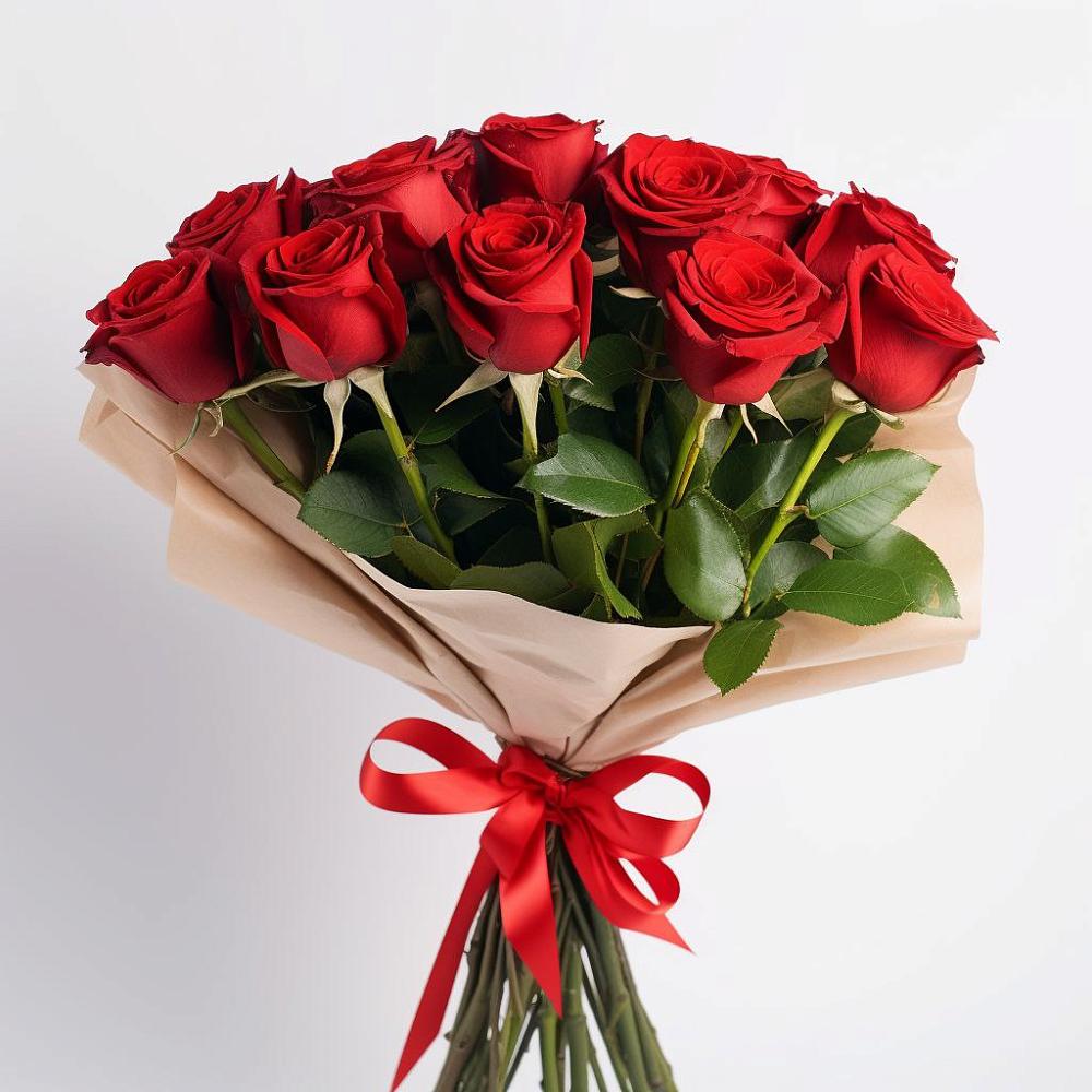 Букет 11 Красных роз Эдлесс Лав в Печоре