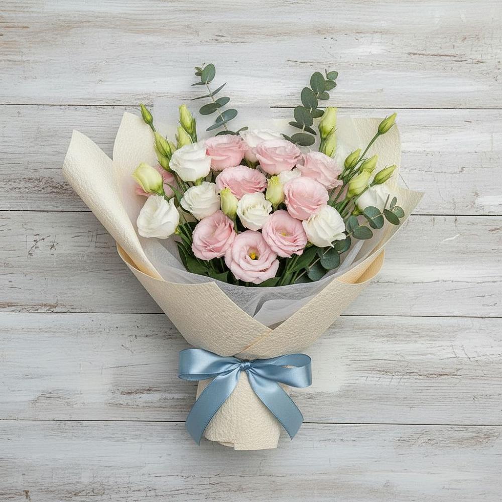 Букет цветов из: Лизиантусы в Печоре